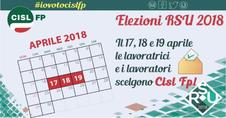 Elezioni Rsu: il 17-18-19 aprile 2018 #iovotocislfp