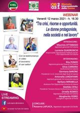 Webinar su lavoro delle donne e crisi Webinar su lavoro delle donne e crisi